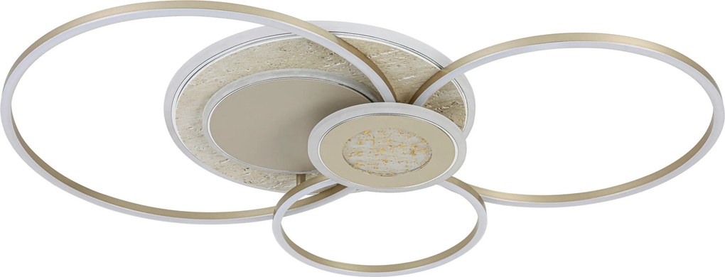 XXXLutz STROPNÉ LED SVIETIDLO, 90/63/8,5 cm Novel - Online Only bytové doplnky - 008227202602