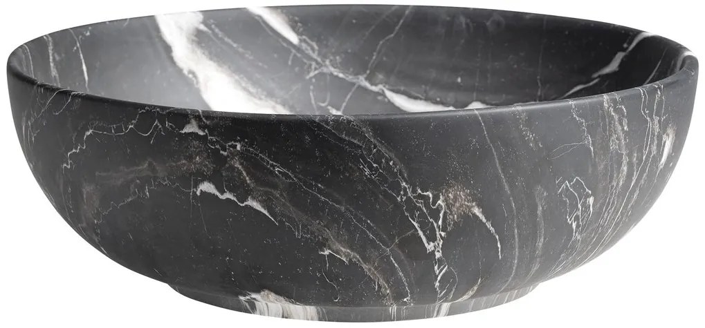 Sapho Sapho, RONDANE keramické umývadlo na dosku priemer 41cm, carnico marmor, AR435CM