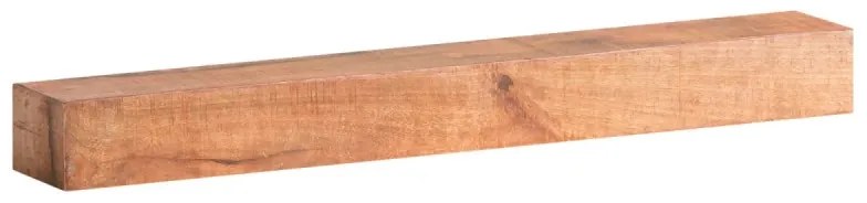 furniture-nabytek.cz - Masívna nástenná polica Country Mango, lakovaná, hnedá – 160 cm