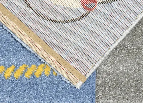 Koberce Breno Kusový koberec DIAMOND KIDS 24241/953, modrá, viacfarebná,140 x 200 cm