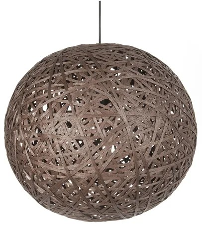 Závesná lampa Leitmotiv Nest round large dark brown, 50cm