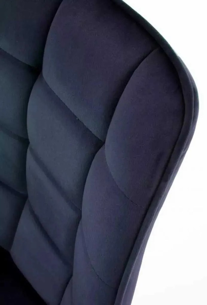 LuxuryForm DESIGN Stolička ORLEN VELUR - tmavo modrá
