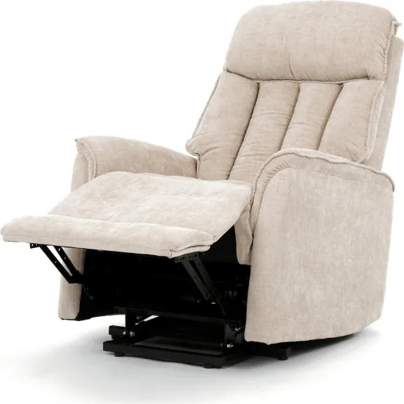 Polohovacie kreslo béžové, elektrické TV-H9727 CRM2