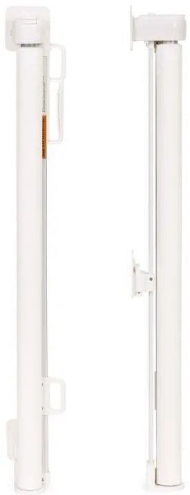 Biela ochranná zábrana – roleta na schody a vstupy, dostupná v rôznych veľkostiach Šírka:150 cm | Výška: 85 cm