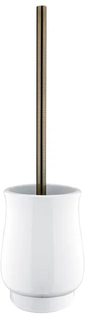 Nimco Lada - samostatne stojaca WC kefa, keramika + staromosadz (1094LA-65)