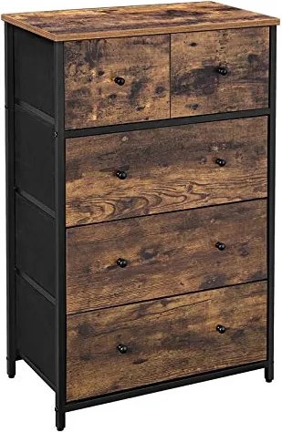 VASAGLE Komoda s látkovými zásuvkami SONGMICS LGS45H