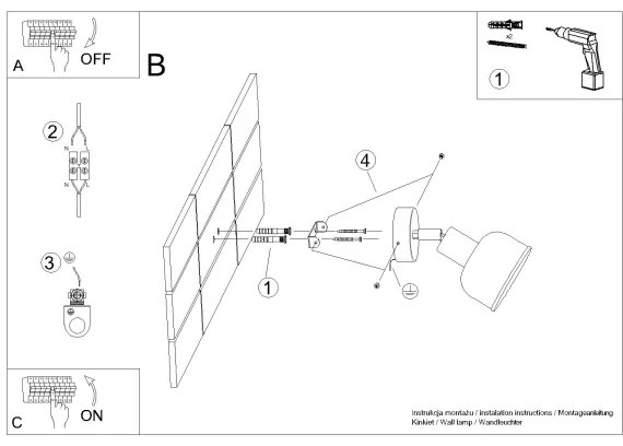 Sollux SL.1313 - Nástenné bodové svietidlo ELBA 1xE27/15W/230V biela