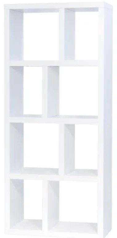 Biela knižnica 70x159 cm Berlin – TemaHome