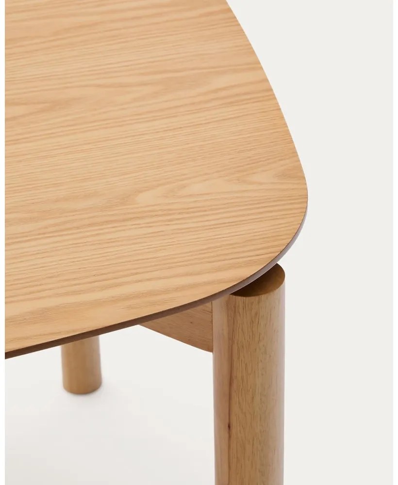 Jedálenský stôl v dekore jaseňa 90x160 cm Indara – Kave Home