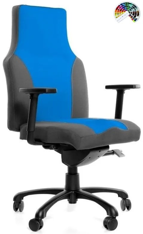 Záťažová stolička ERGO 24/7 a ERGO MIDI 24/7 čalúnenie KOŽENKA Valencia, Silvertex