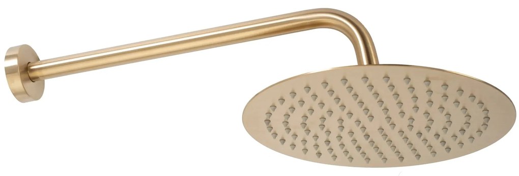 Rea Lungo Miler, podomietkový sprchový set s hornou dažďovou hlavicou, zlatá matná, REA-P6716