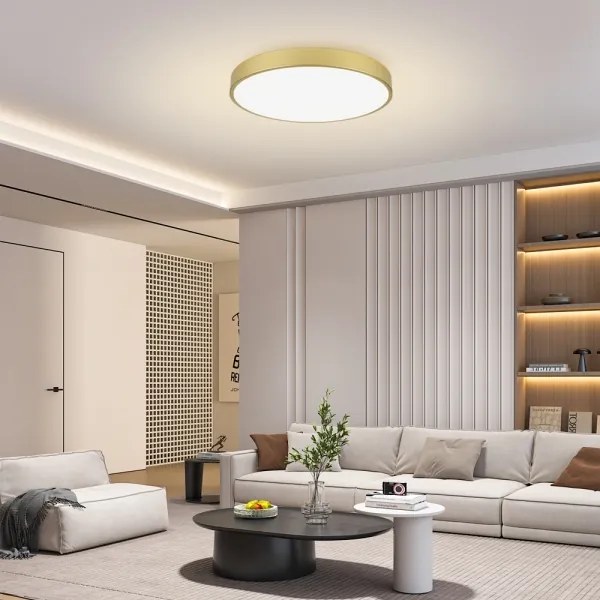 Brilagi -LED stropné svietidlo POOL LED/100W/230V 3000/4500/6000K priemer 80 cm zlaté