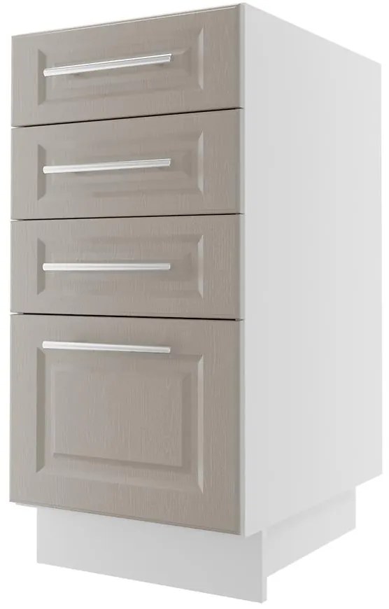 Kuchynská skrinka Emporium d4m/40 grey stone/kor.biela