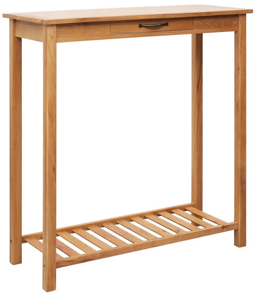 vidaXL Barový stôl 100x40x110 cm masívne dubové drevo