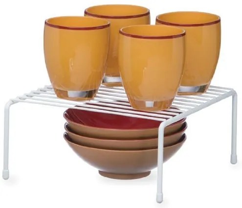 Prídavná polica štvorcová, biela CONFORTIME 26x31x14cm