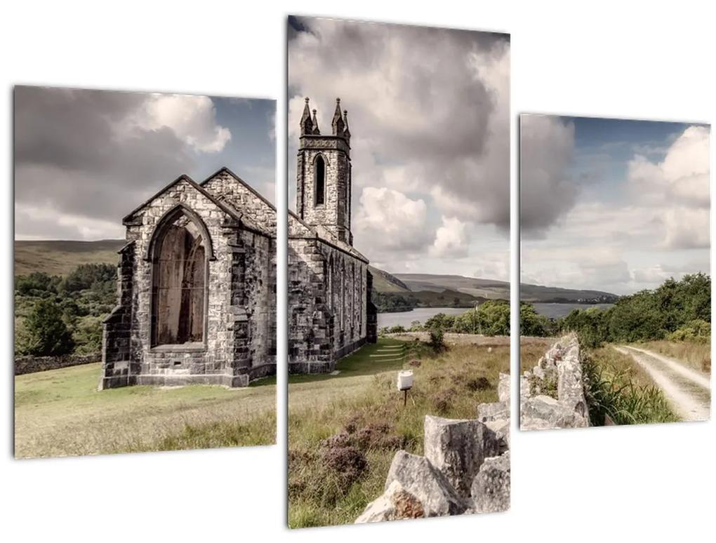 Obraz - Írsky kostol (90x60 cm)