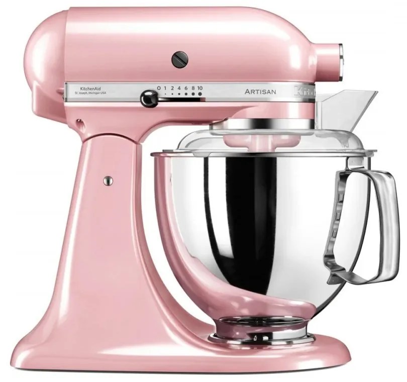 Kuchynský robot KitchenAid Artisan 4,8 l, ružový satén, 5KSM175PSESP