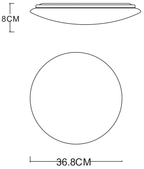 GLOBO 483888-24 - LED Stropné svietidlo PIERRE 1xLED/24W/230V
