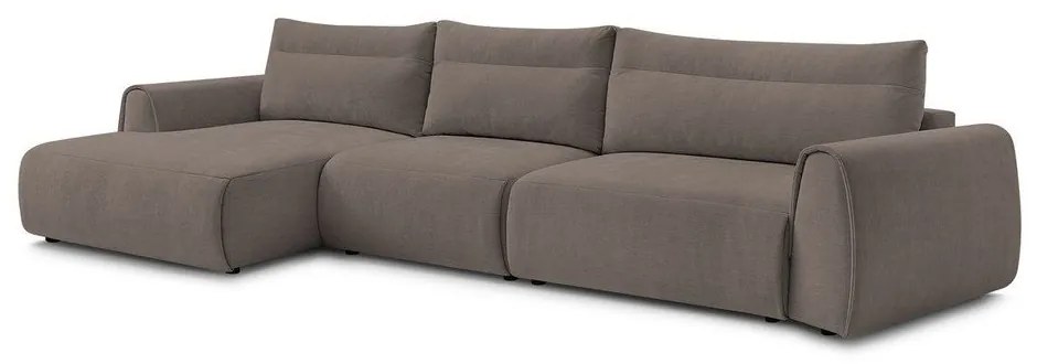 Hnedá rohová pohovka Aden – Bobochic Paris