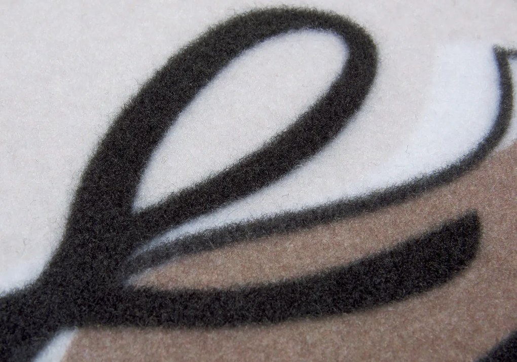 Behúň Cook & Clean 105728 Brown White Black, 50x150, hnedá, kuchyňa, Hanse Home