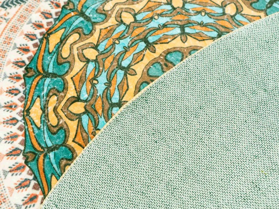 TZ Okrúhly vzorovaný koberec Oriental Rozmer: 90