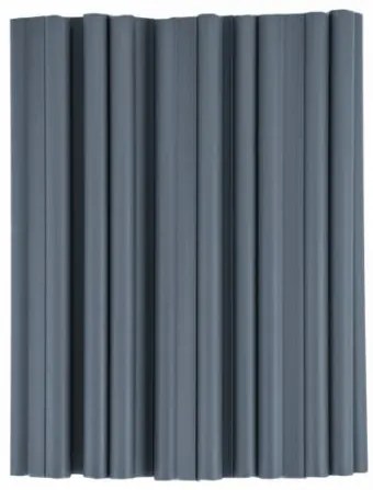 Bradas Upevňovacie spony ku tieniacemu pásu 19 cm, grey, 20 ks