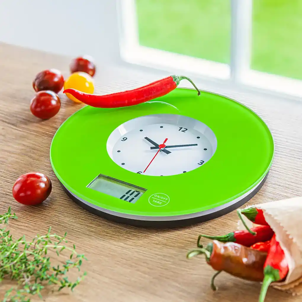 Kuchyňské hodiny s váhou | BIANO