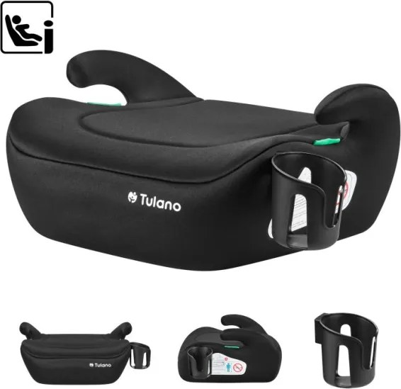 Detský podsedák do auta Cabby 20 čierny