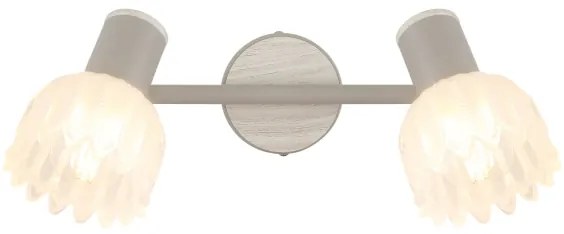 Globo 54317-2 - Bodové svietidlo PLANTA 2xE14/40W/230V