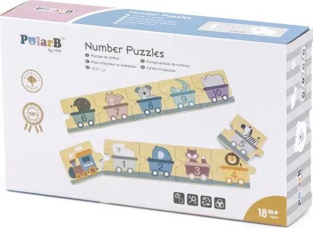 Puzzle s číslami Viga 44071 PolarB