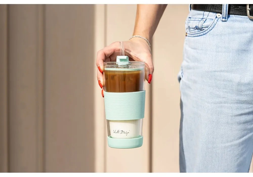 Termo hrnček v mentolovej farbe 600 ml Fuori – Vialli Design