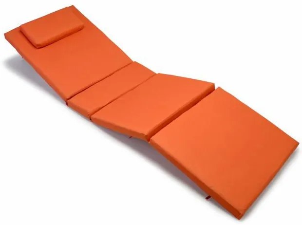 Divero 322 Polstrovanie na lehátko - oranžová