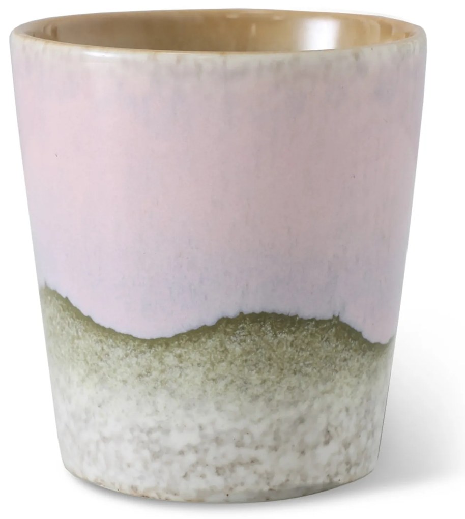 HK living Kameninový hrnek Coffee mug 70's Bramble 230 ml
