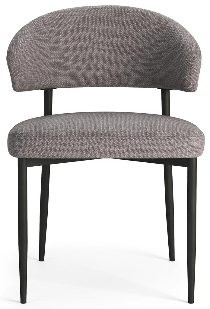 IRIS Svetlosivá Taupe (látka Basel 34) - MODERNÁ ČALÚNENÁ STOLIČKA DO OBÝVAČKY/JEDÁLNE LOFT