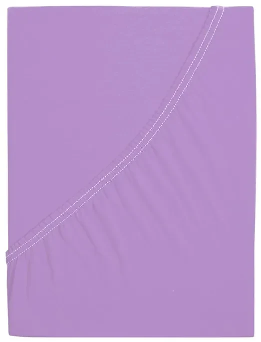 Jersey plachta do detskej postieľky EXCLUSIVE 70x140 cm fialová