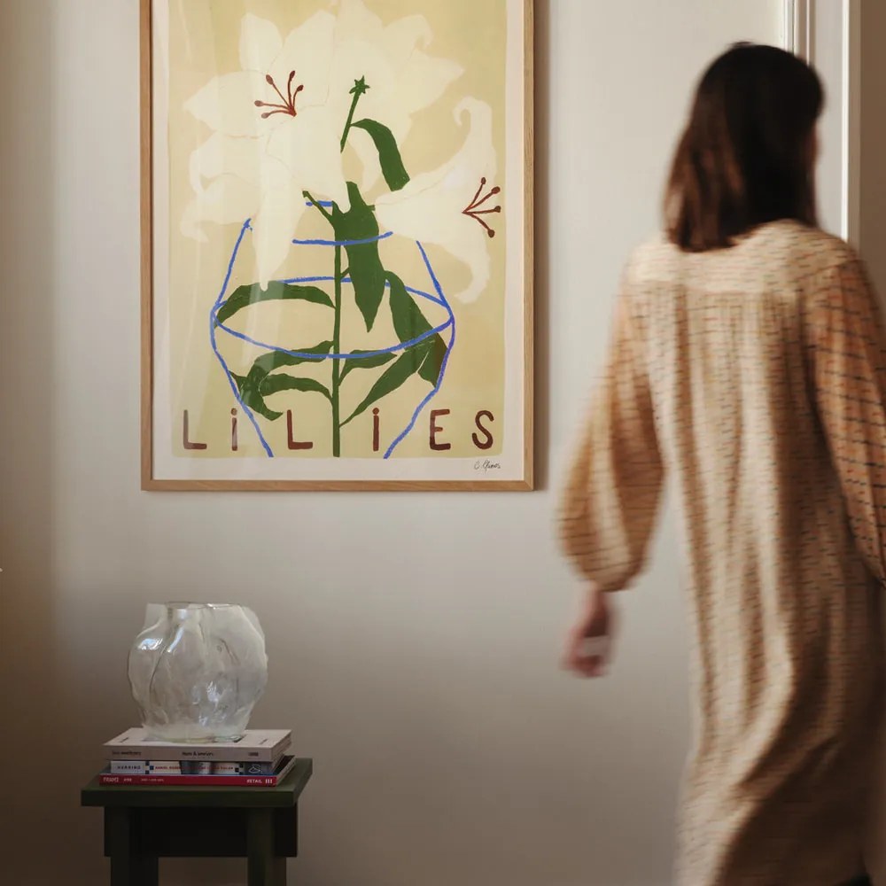 Moikka Plagát Lilies by Carla Llanos 70x100