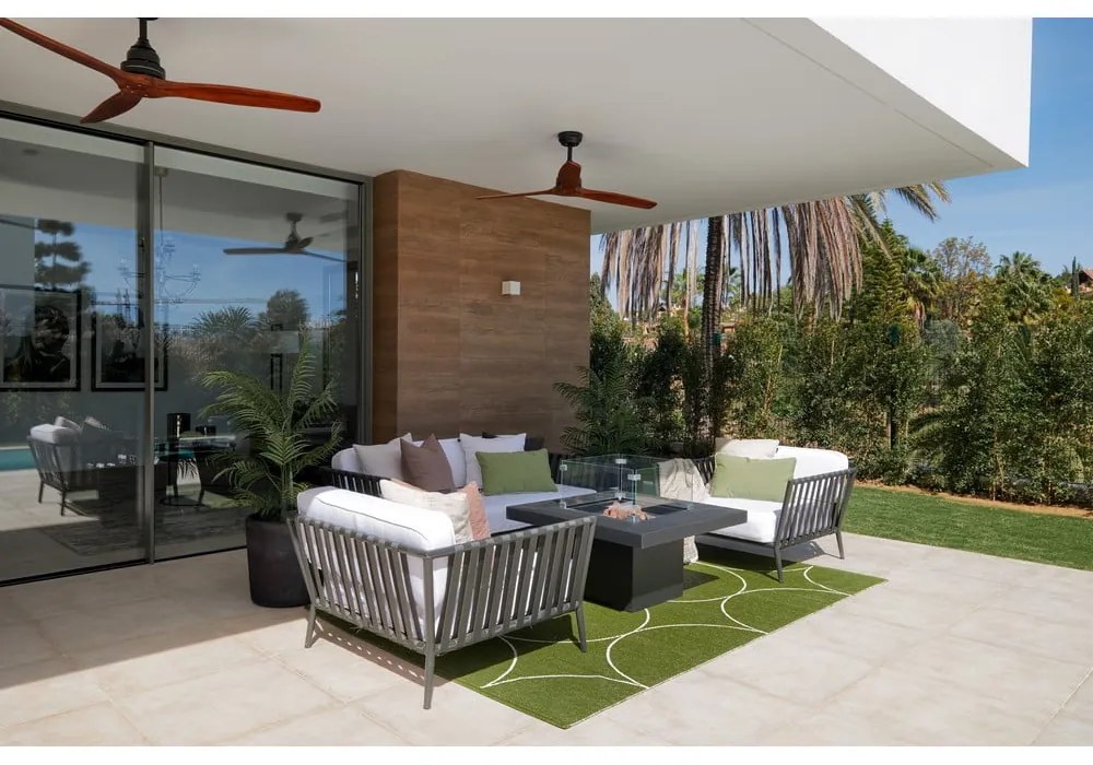 Tmavozelený vnútorný a vonkajší behúň 70x300 cm Boo Dark Olive – Pappelina