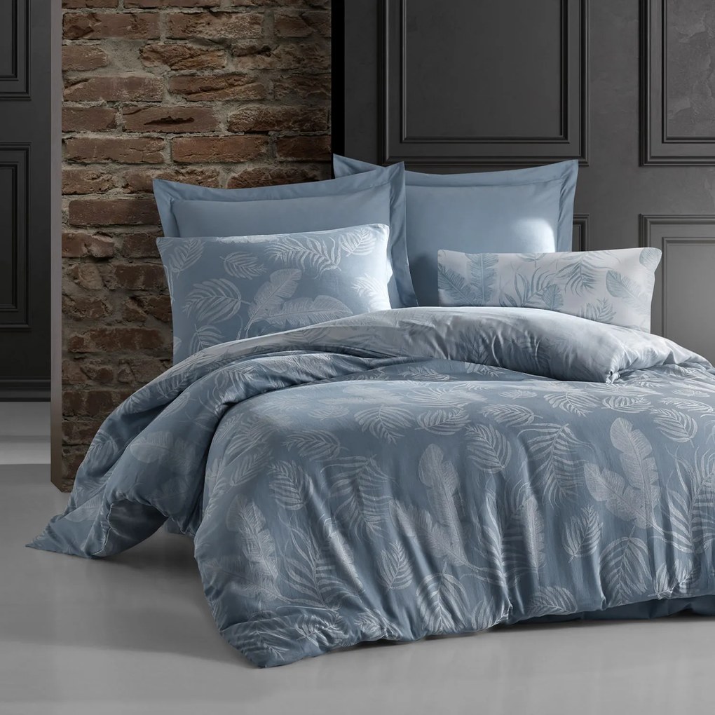 BAVLNENÉ POSTEĽNÉ OBLIEČKY COTTONLOVE JACQUARD BAHAMA 160X200 CM, 2 KS 70X80 CM VZOROVANÉ