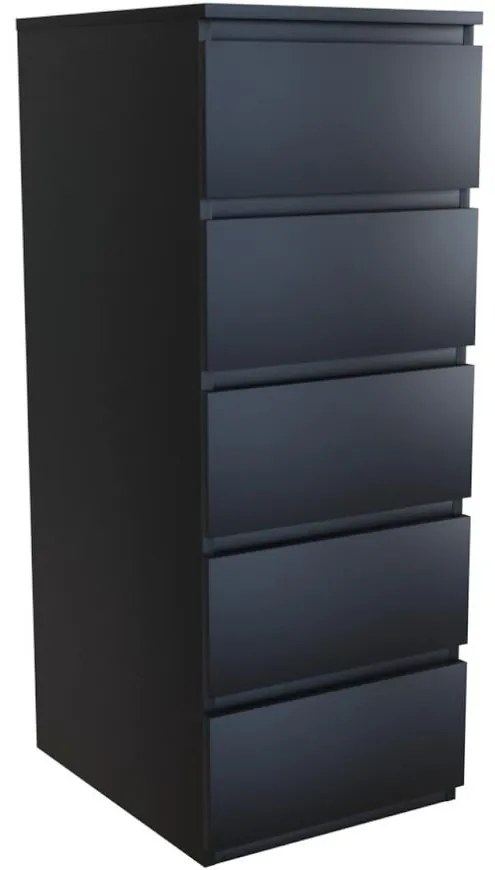 Komoda Malwa W5 čierna