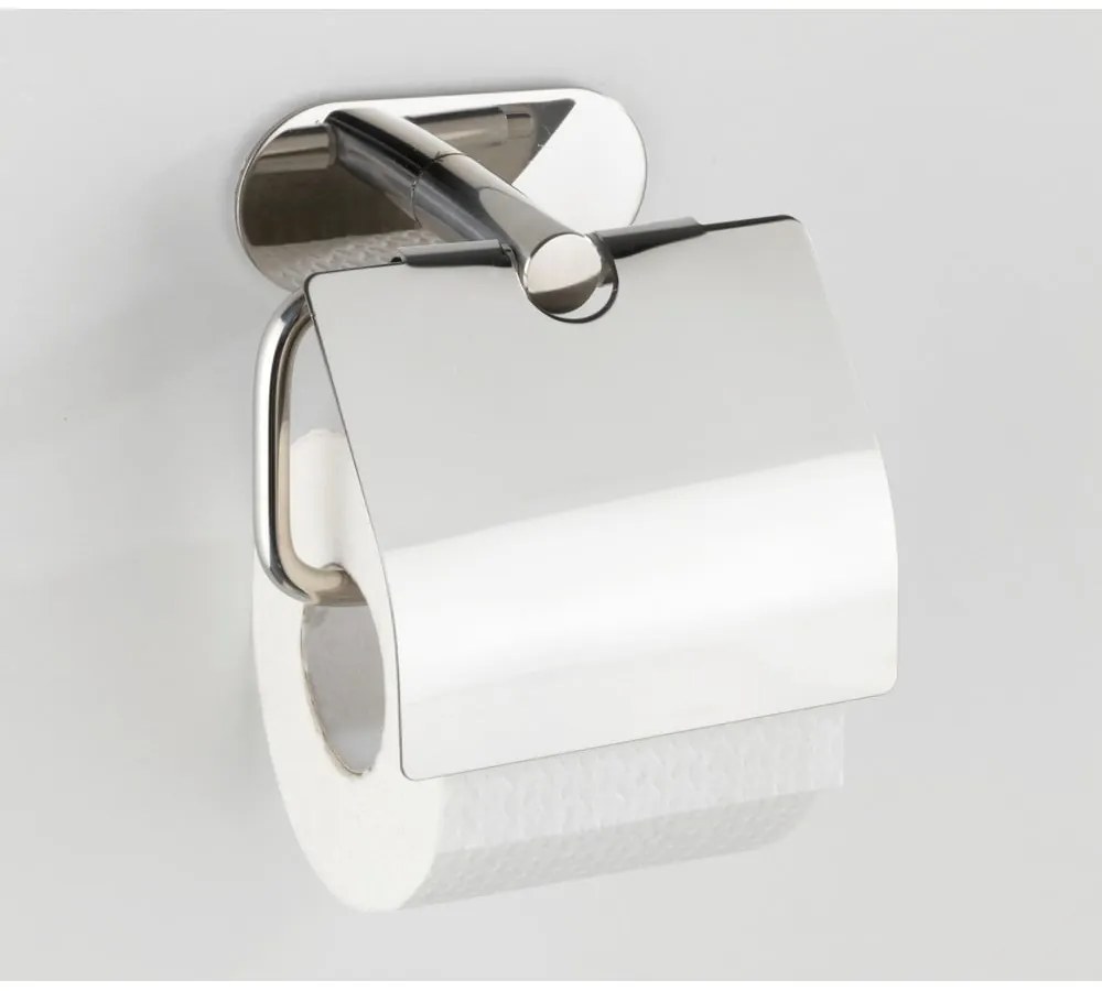 Antikoro držiak na toaletný papier bez nutnosti vŕtania Wenko Turbo-Loc® Orea Shine Cover