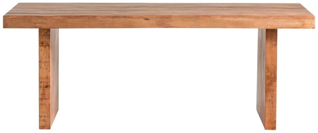 furniture-nabytek.cz - Masivní jídelní stůl Country z mangového dřeva, lakovaný, hnědý – 200×100 cm
