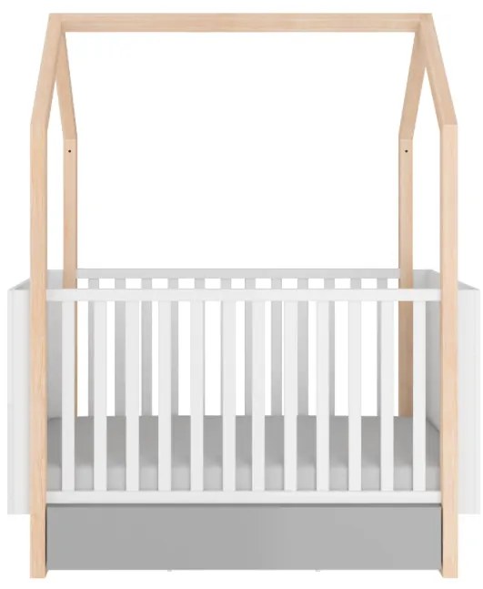 PROXIMA.store - Detská posteľ v tvare domčeka PINETTE so šuflíkom - 70x140