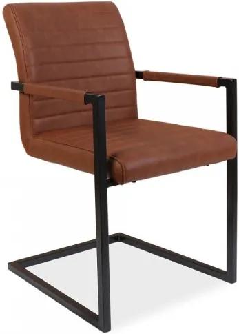 Jedálenská stolička Solid hnedá