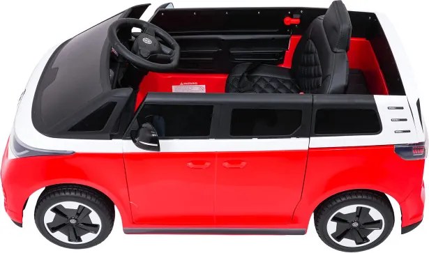 Elektrické autíčko Volkswagen ID BUZZ červené