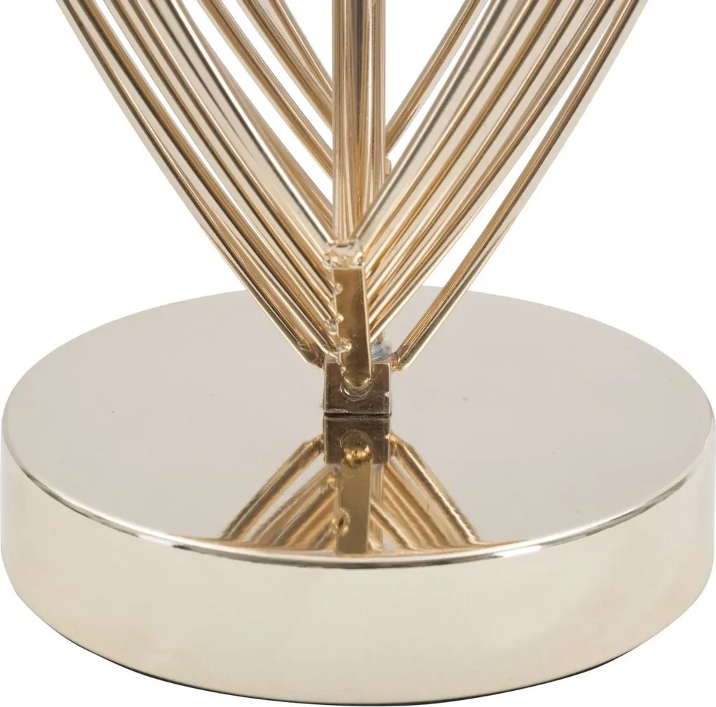 Stolná lampa Maxt 44 cm čierno-zlatá