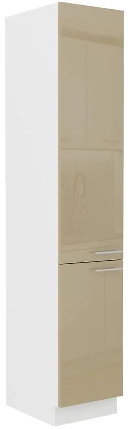 Kuchynská skrinka Lara 40dk-210 2f Bb Mdf Cappucino lesk