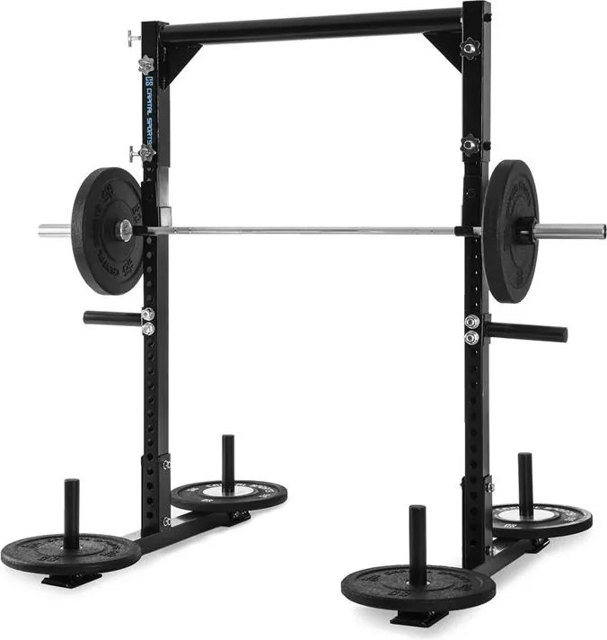 Capital Sports Yoketar Yoke posilňovací stojan, 50 mm tŕne na kotúče, 2 x J-Cup, oceľ, čierna