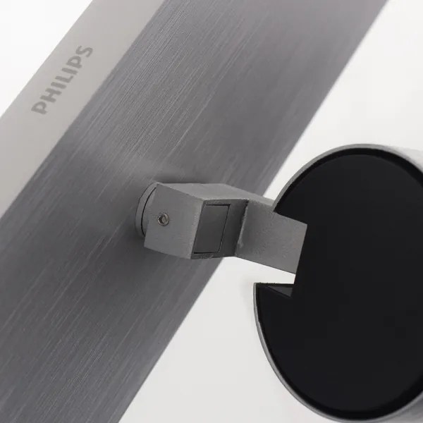 Philips 53093/48/12 - Bodové svietidlo RUNNER matný chróm 3xGU10/35W/230V