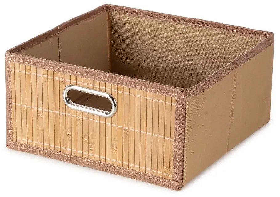 Bambusový úložný box v prírodnej farbe 31x31x15 cm – Compactor
