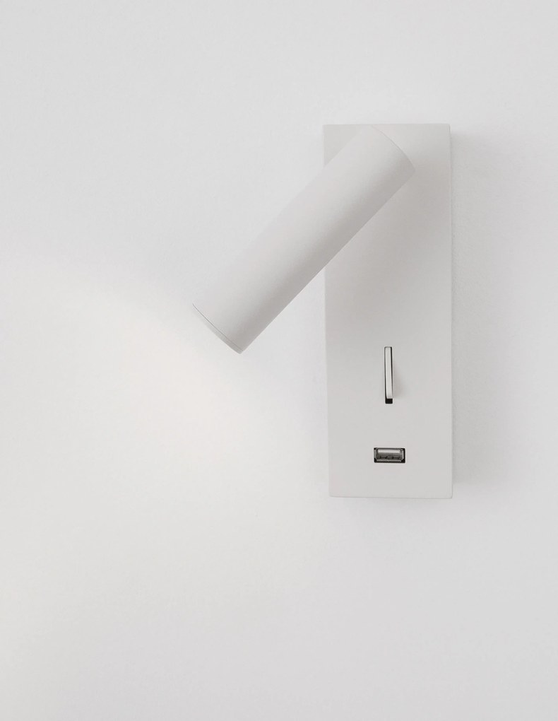 Moderné nástenné svietidlo Fuse 6 biele